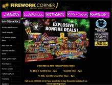 Tablet Screenshot of fireworkcorner.co.uk